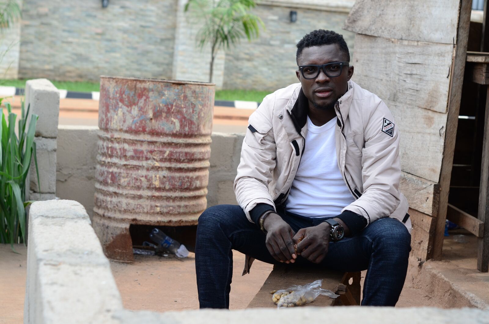 Nikon D5100 sample photo. Man, africa, jacket photography
