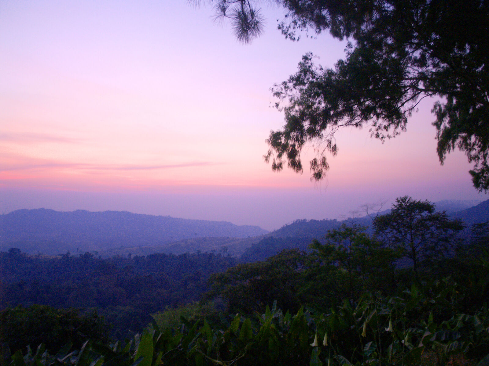 Olympus E-300 (EVOLT E-300) sample photo. Dawn, fog, foggy, khao photography