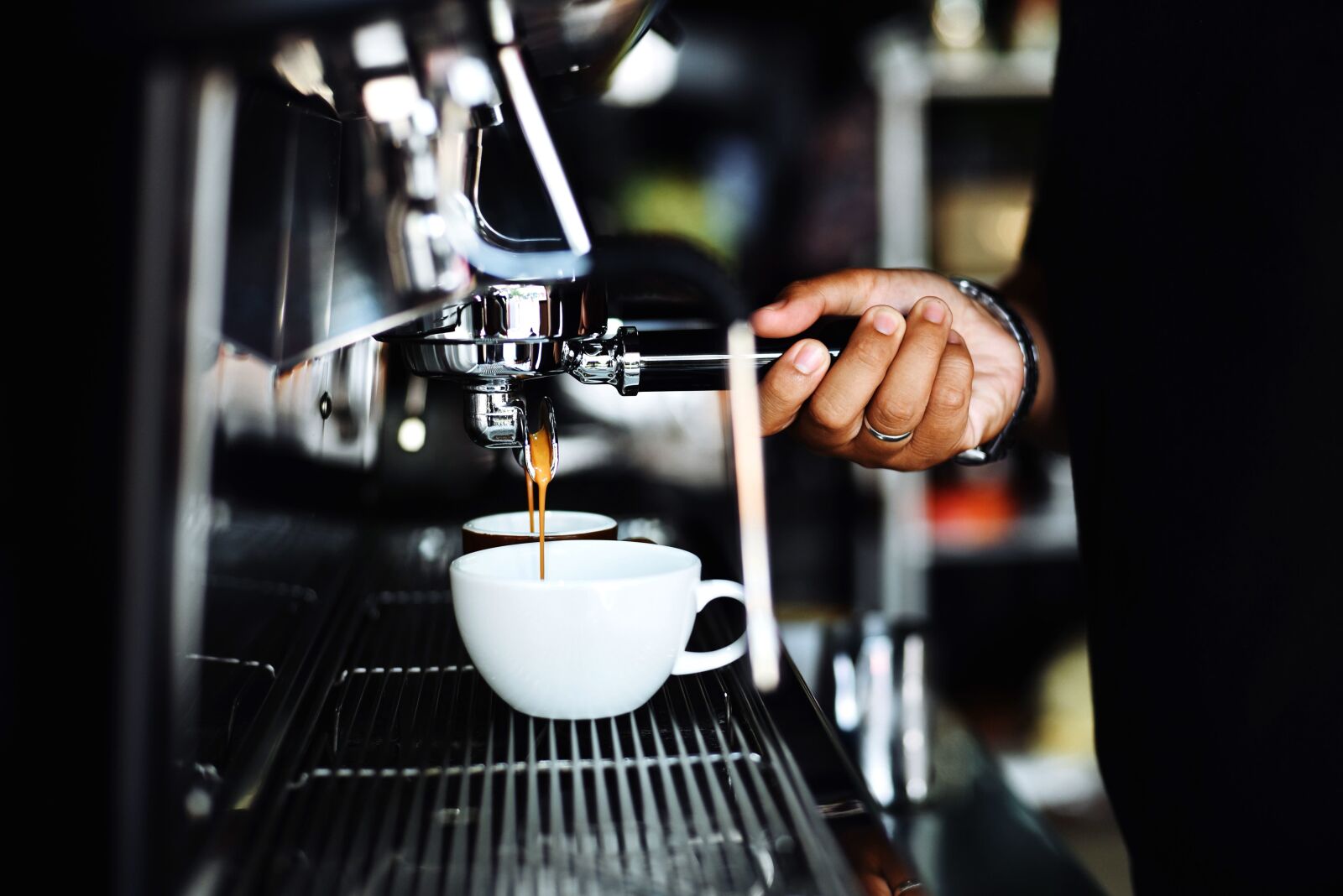 Nikon D750 sample photo. Restaurant, drink, espresso, service photography