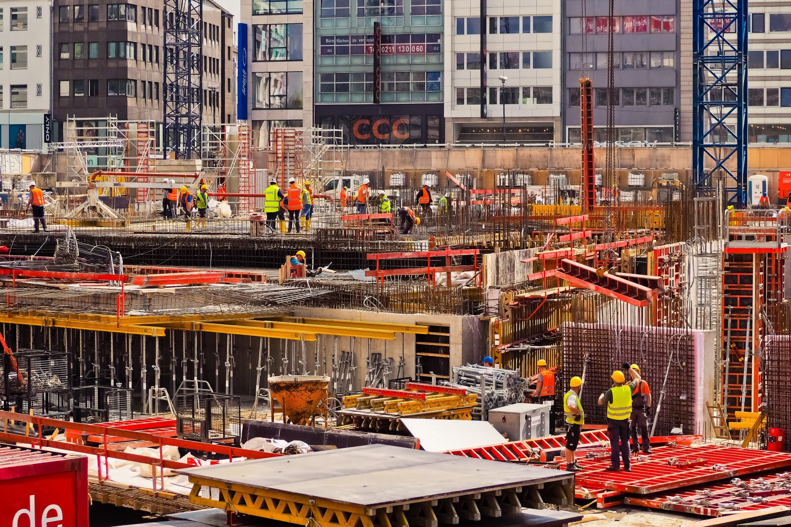 Olympus OM-D E-M10 sample photo. Construction, site, build photography