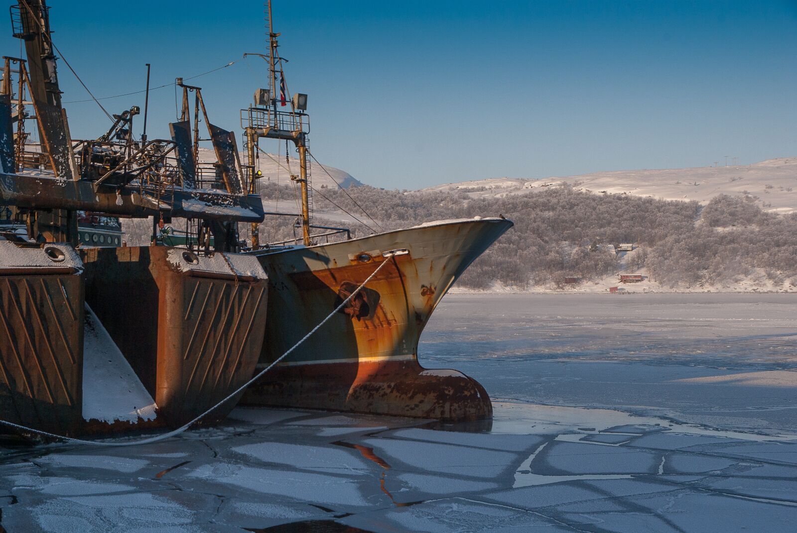 Pentax K10D sample photo. Norway, lapland, kirkenes photography