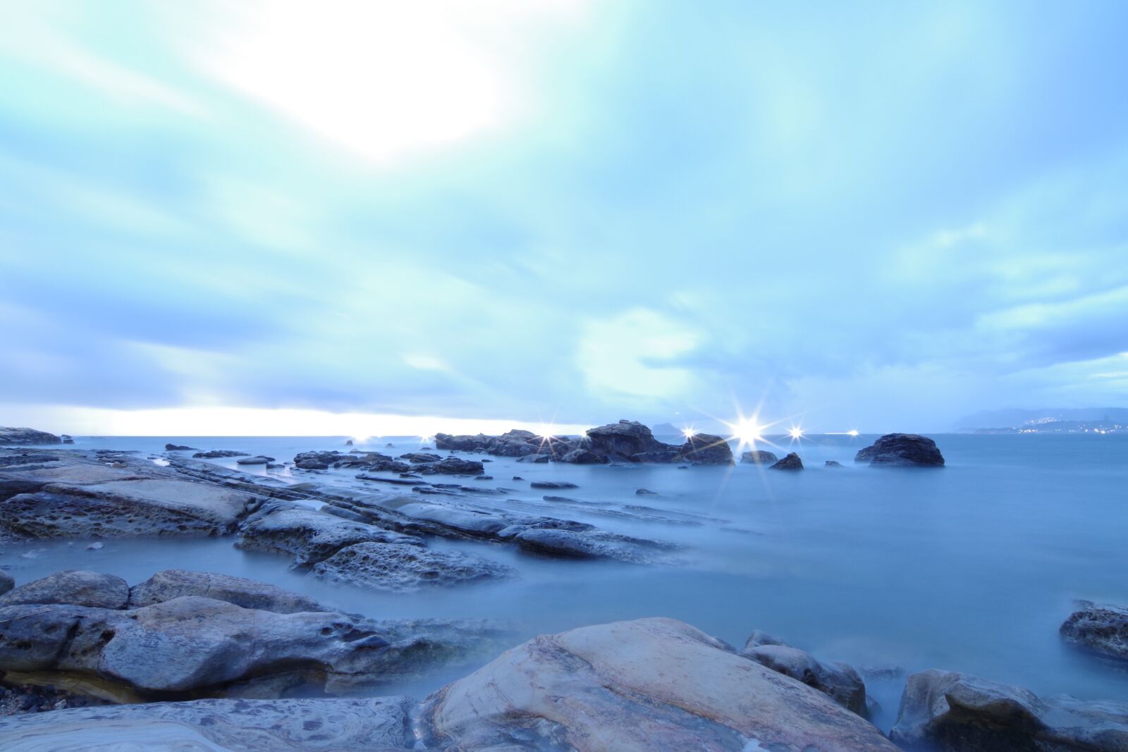 Pentax K-50 sample photo. Sunrise, hai bian, background photography