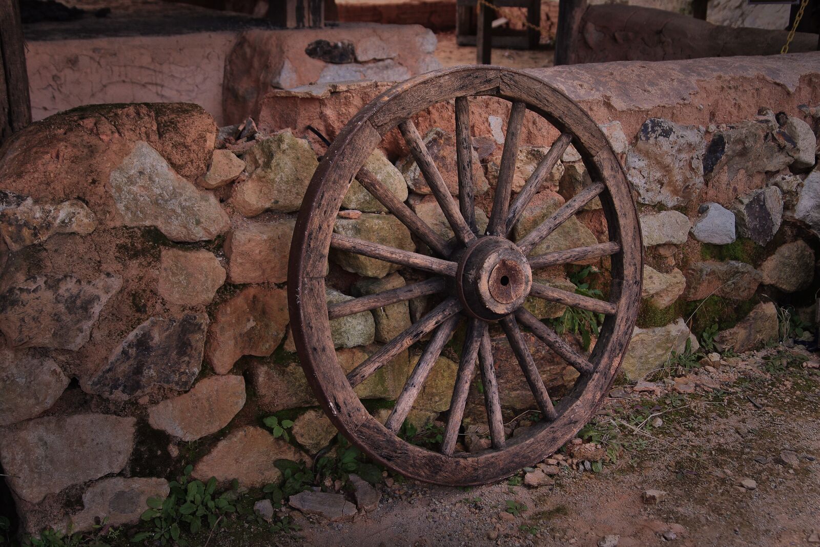 Canon EOS 40D sample photo. Wheels, kiln, outdoor photography