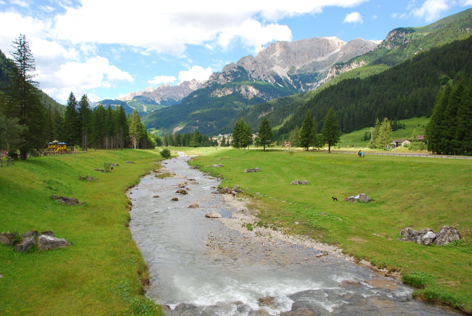 Nikon D80 sample photo. Torrent, dolomites, mountain photography