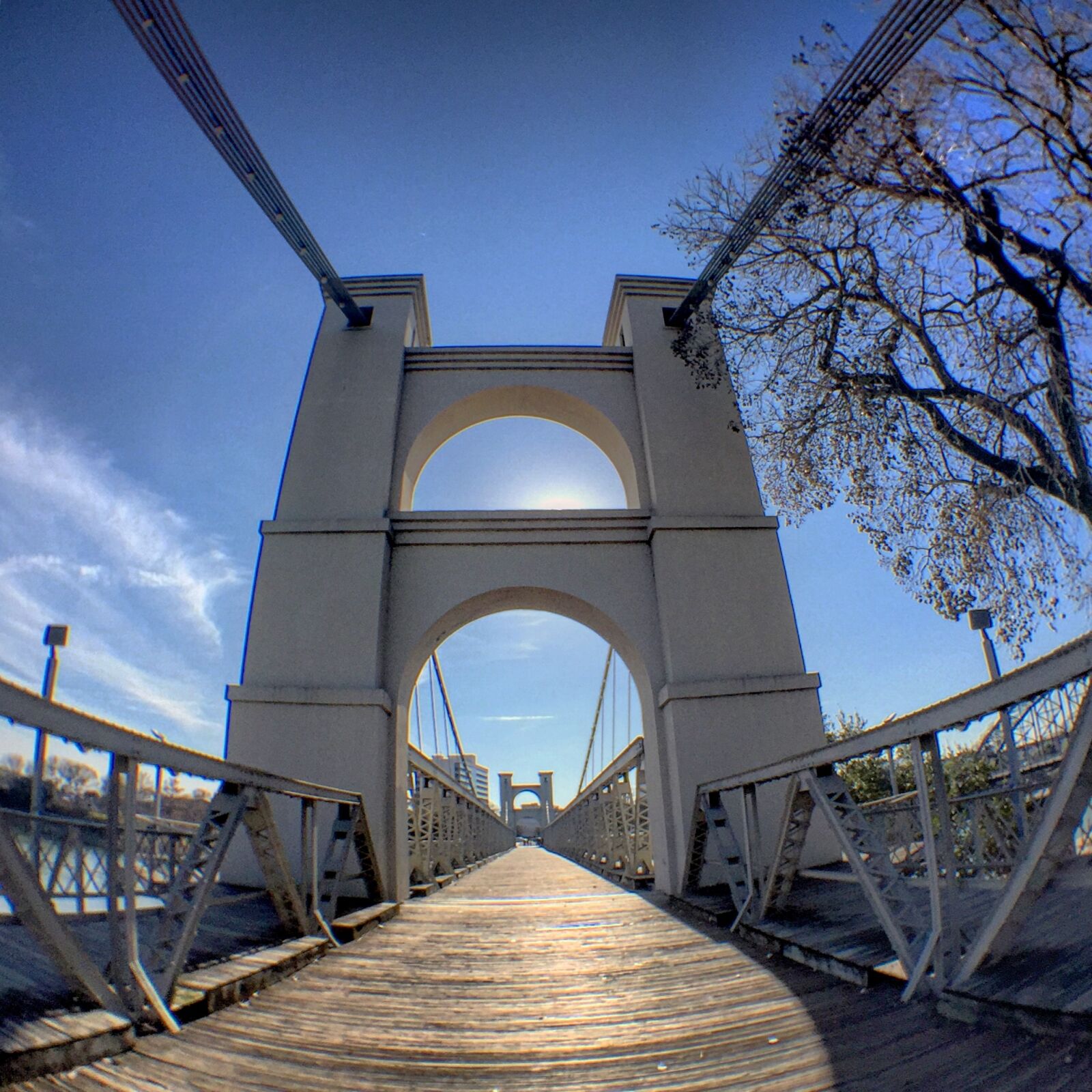 Apple iPhone 6 sample photo. Bridge, nature, fisheye photography