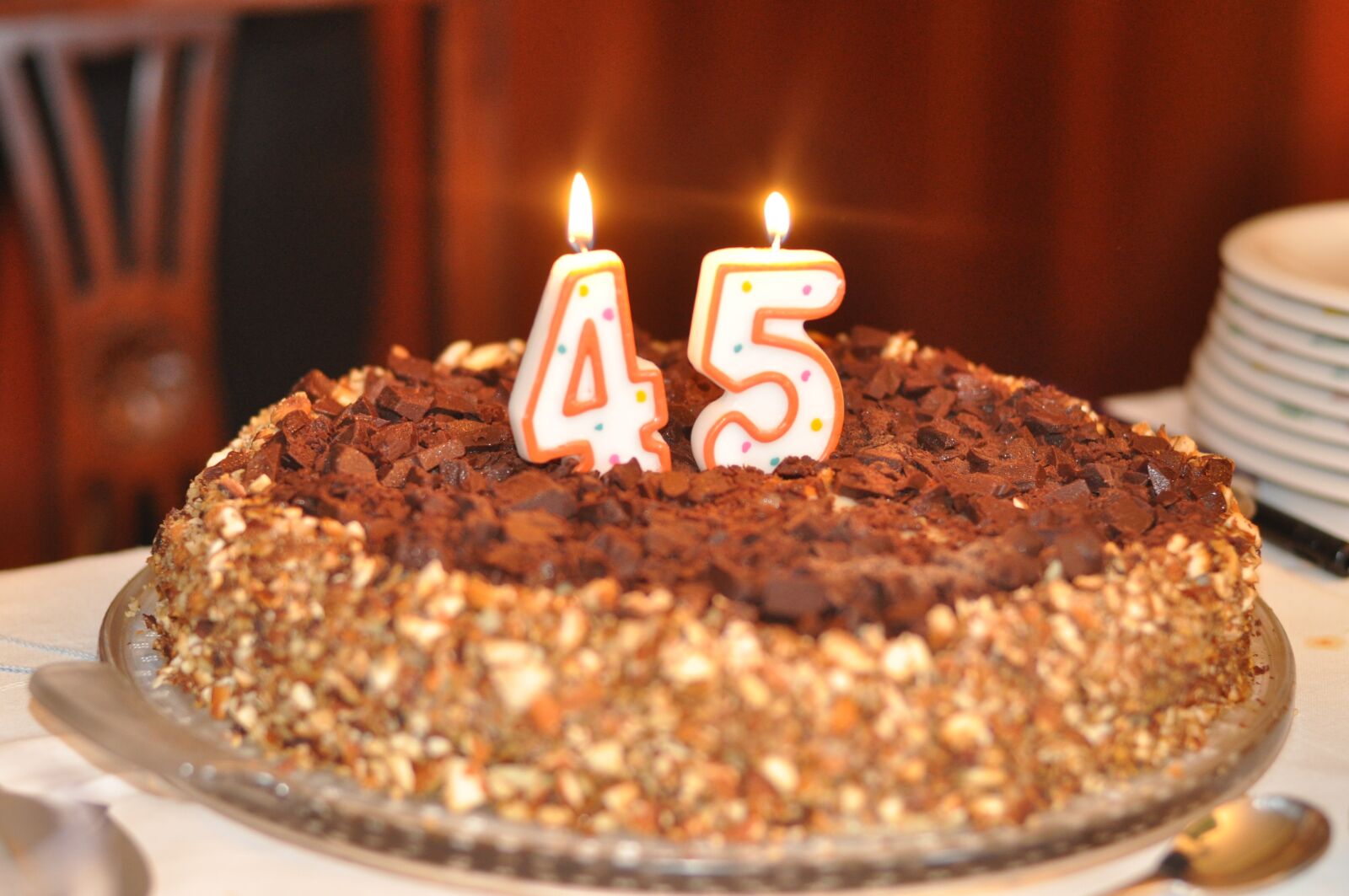 Nikon D90 sample photo. Chocolate, birthday, cake photography