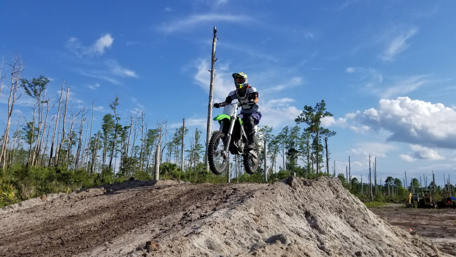Samsung Galaxy S8+ sample photo. Dirt bike, jump, motocross photography