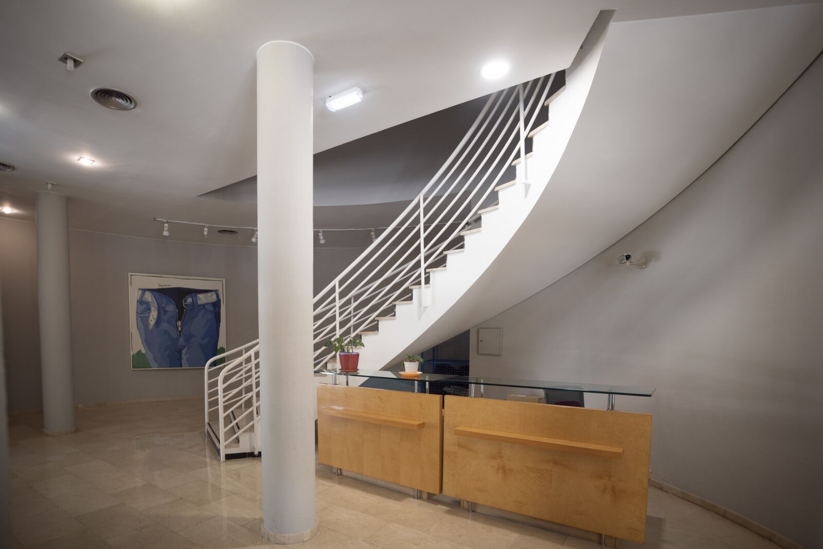 Nikon D750 sample photo. Stairs, building, offices photography