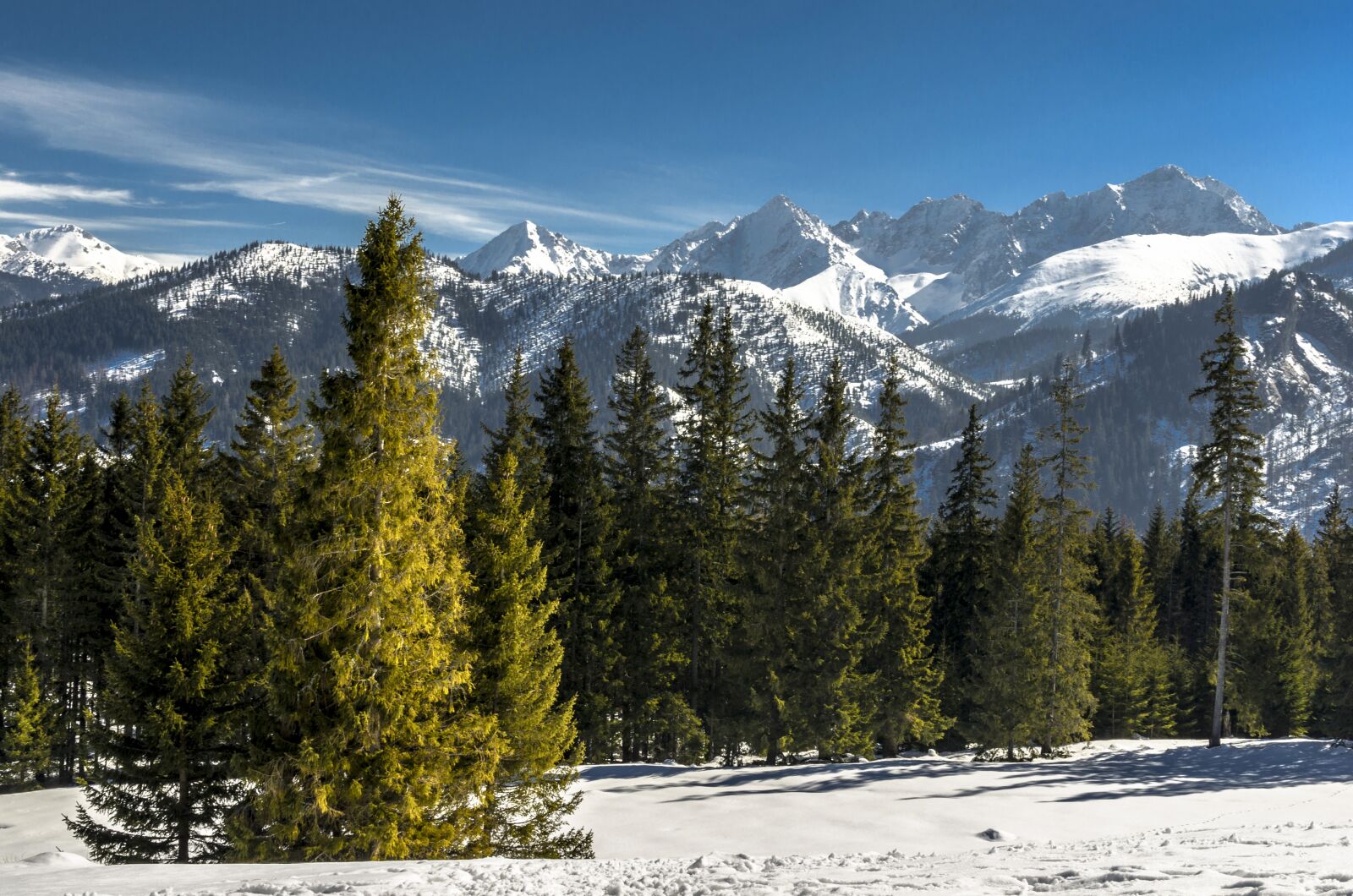 Nikon D5100 sample photo. Tatry, snow, mountains photography