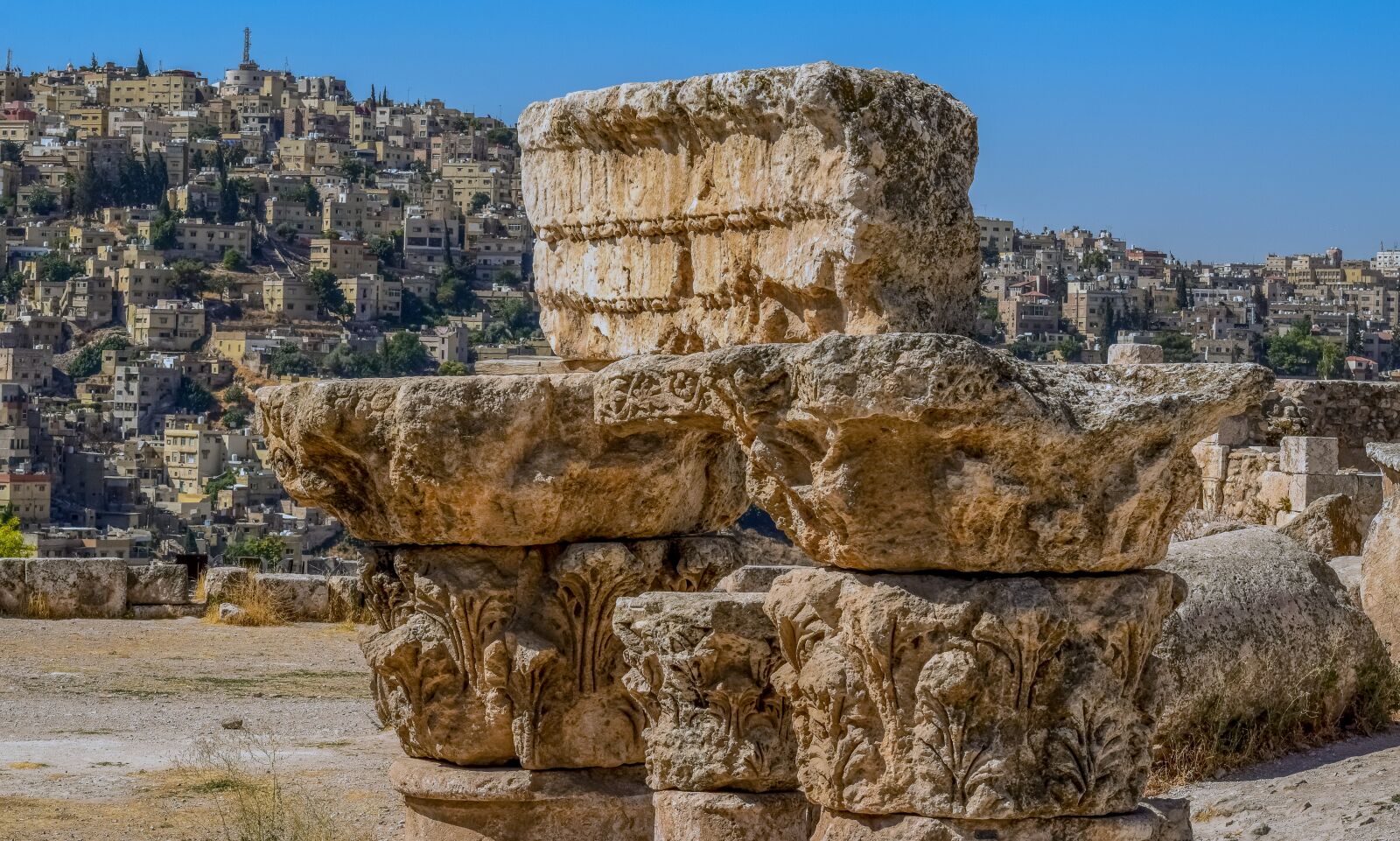Nikon D3300 sample photo. Amman, jordan, citadel photography