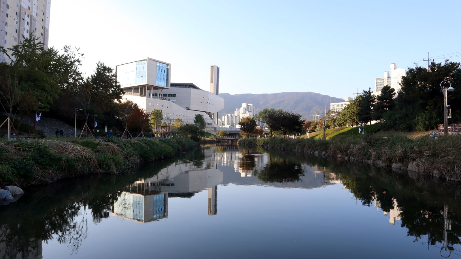 Canon EF-M 15-45mm F3.5-6.3 IS STM sample photo. Cityscape, church, water reflection photography