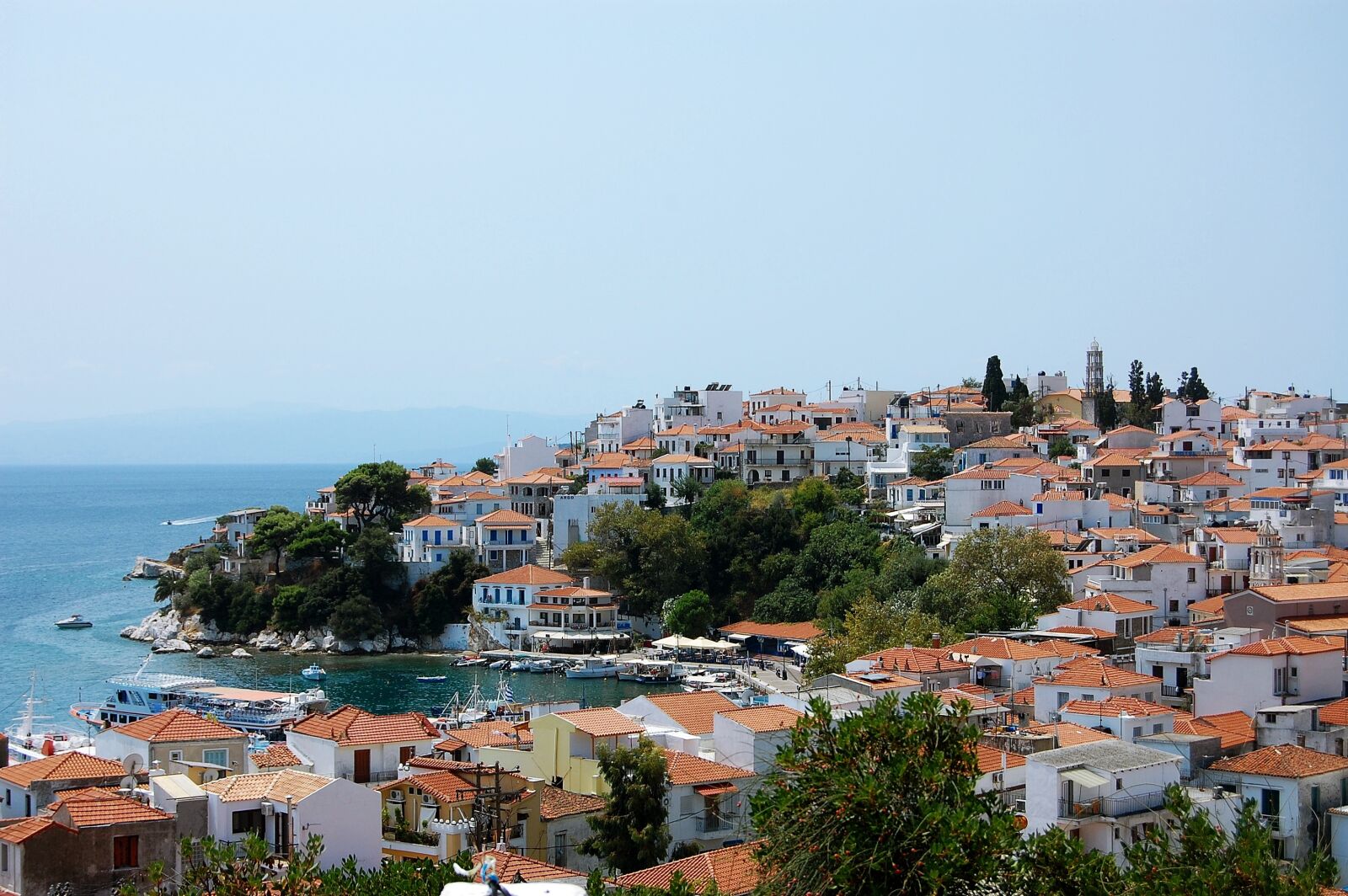 Nikon D40 sample photo. Skiathos, greek island, vacations photography