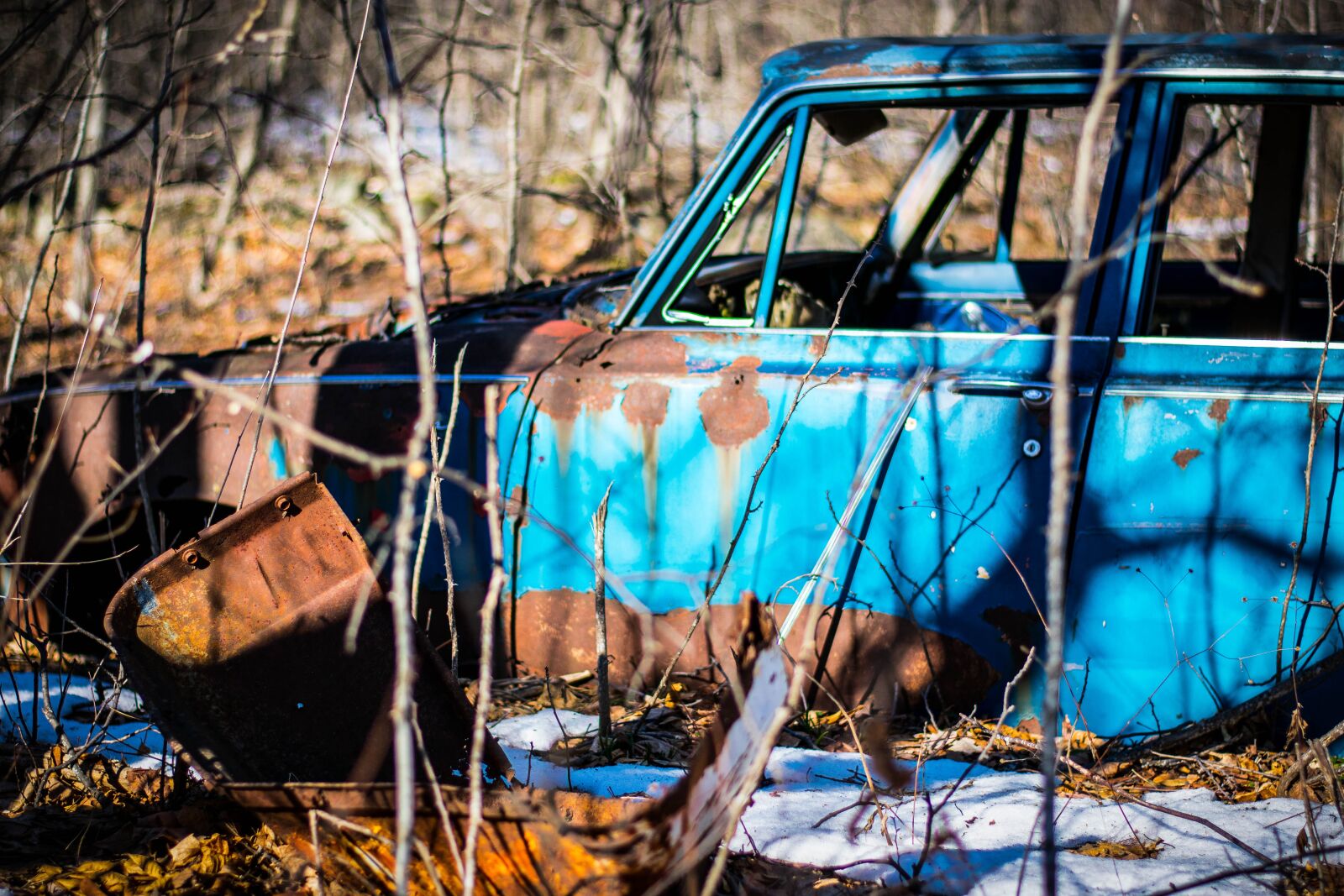 Nikon D3400 sample photo. Car, rust, old photography