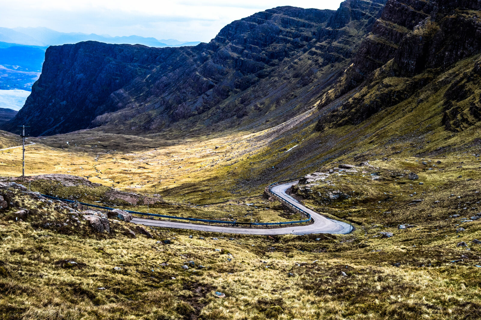 Nikon D3200 sample photo. Applecross, pass photography