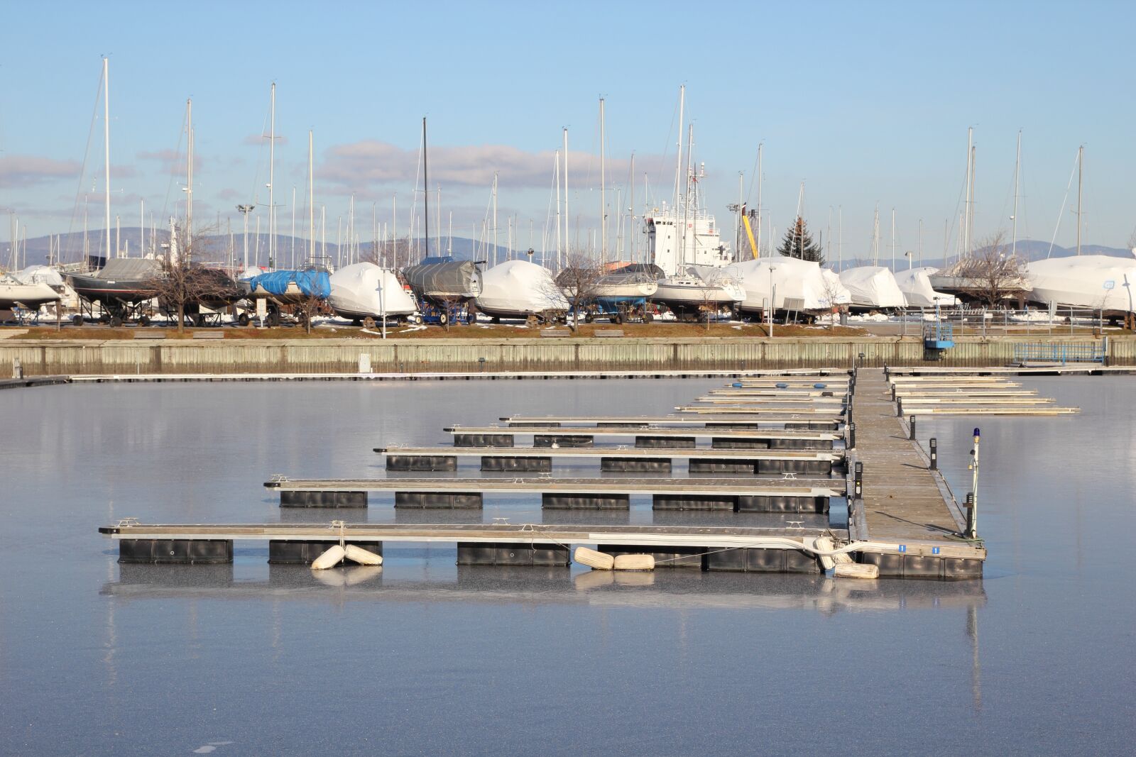 Canon EOS 60D sample photo. Marina, winter, frozen photography
