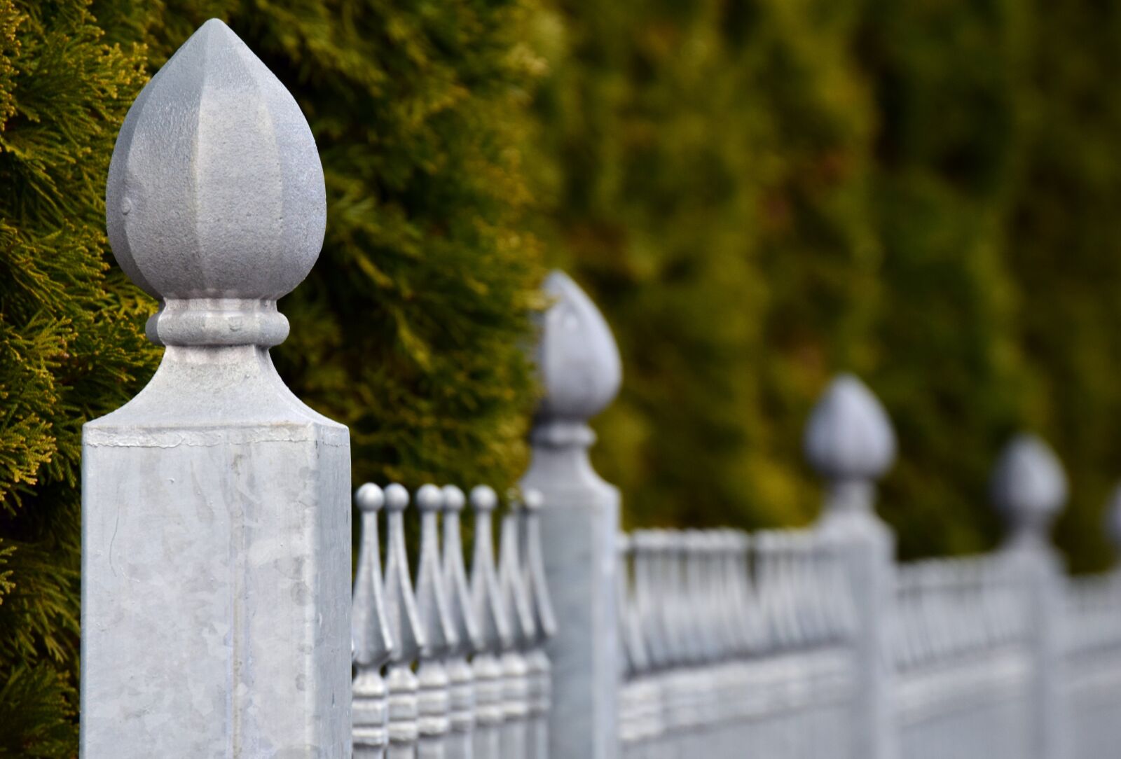 Nikon D3300 sample photo. Fence, metal, metal fence photography