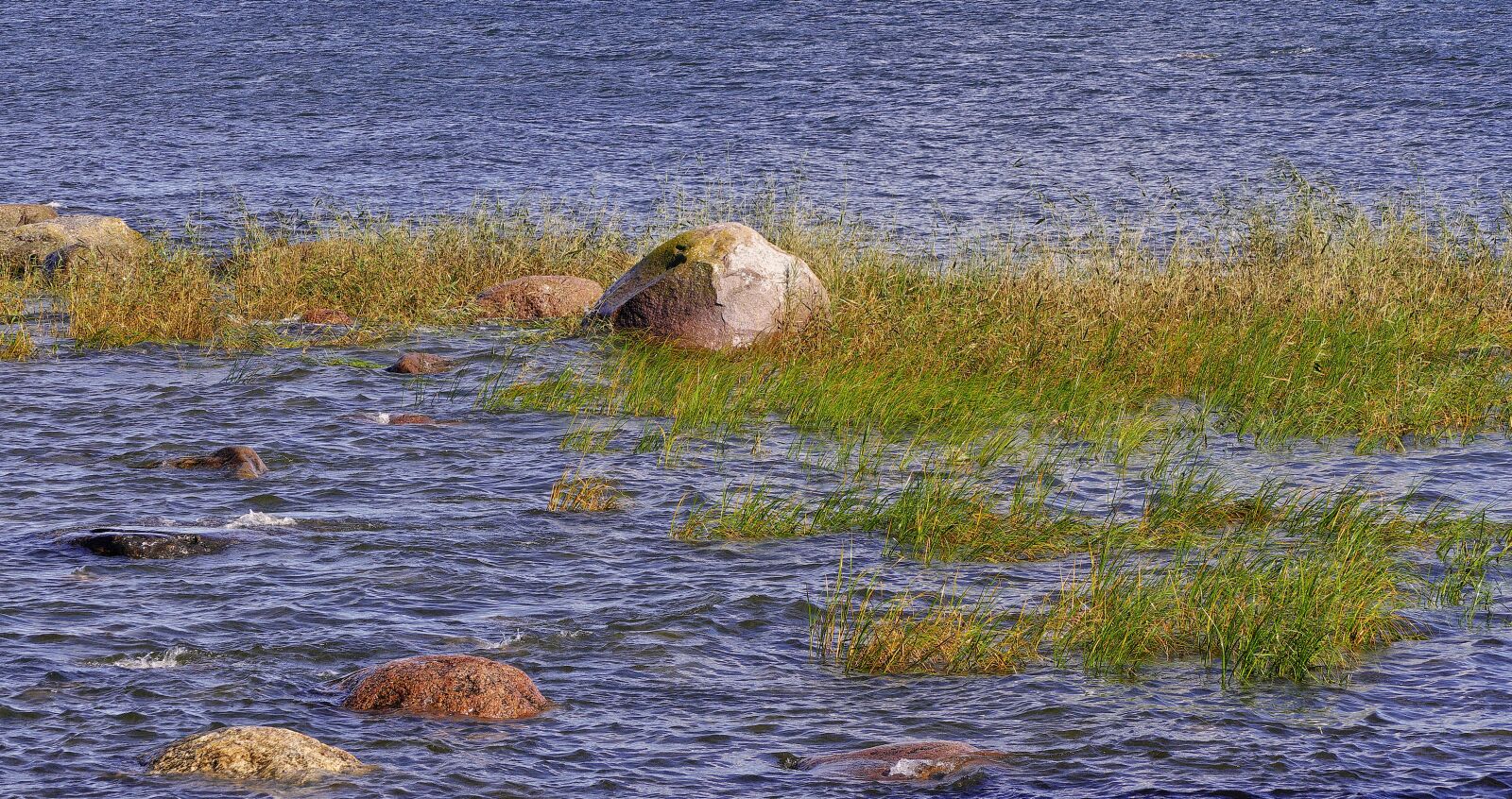 Panasonic Lumix DMC-FZ1000 sample photo. Baltic sea, waters, boulders photography