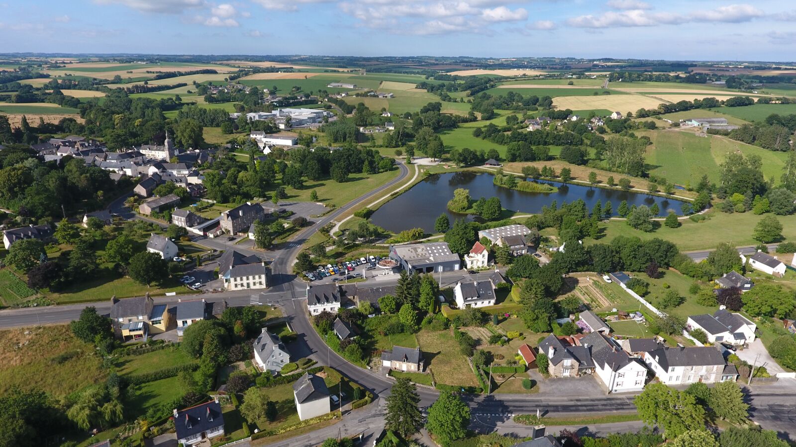 DJI FC330 sample photo. Saint-caradec - view photography