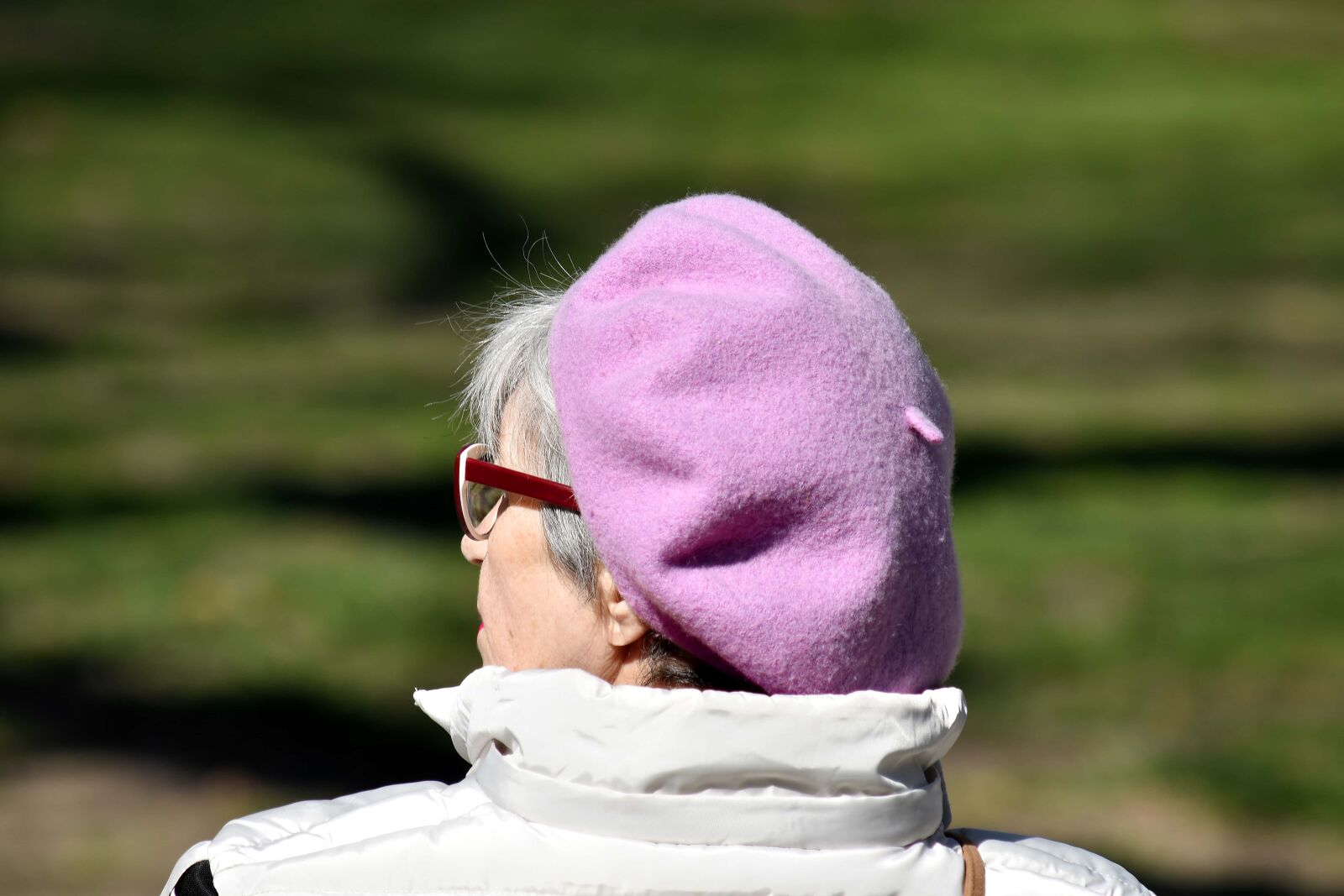 Nikon D5500 sample photo. Elderly, eyeglasses, grandmother, hat photography