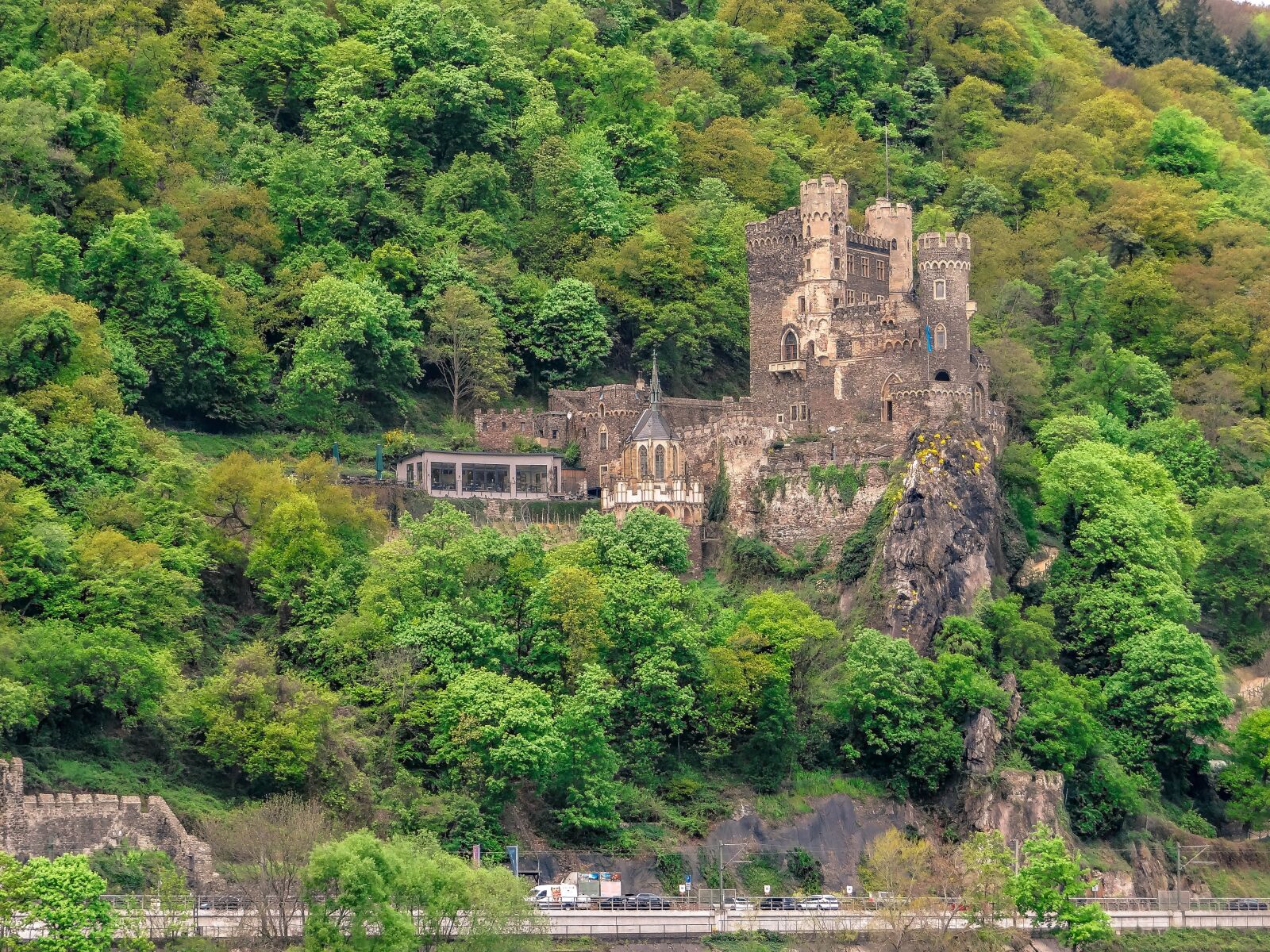 Sony DSC-HX200V sample photo. Castle rhine stone, castle photography