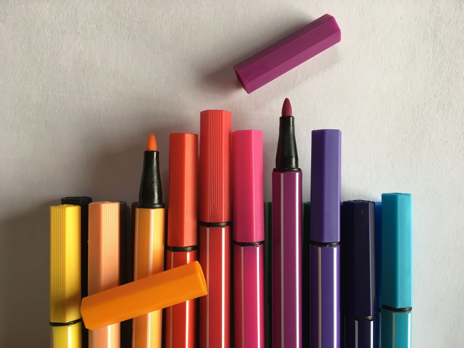 Apple iPhone 6s sample photo. Colored pencils, felt tip photography