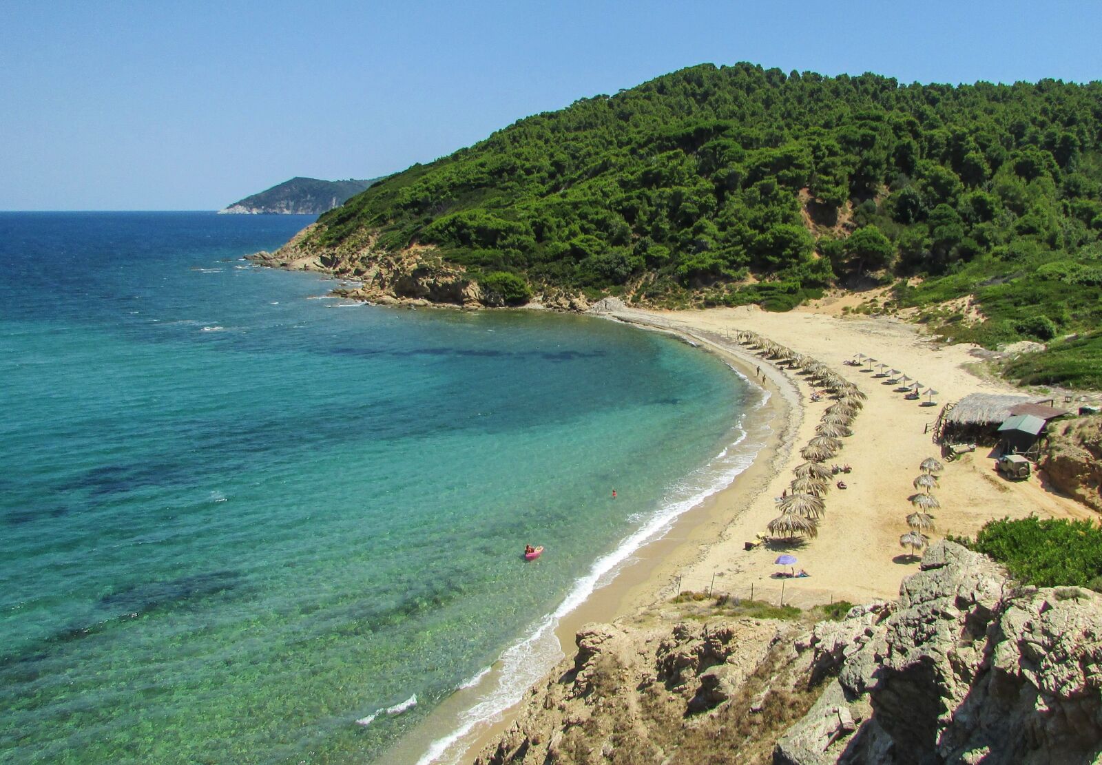 Canon PowerShot SX400 IS sample photo. Greece, skiathos, agkistros beach photography