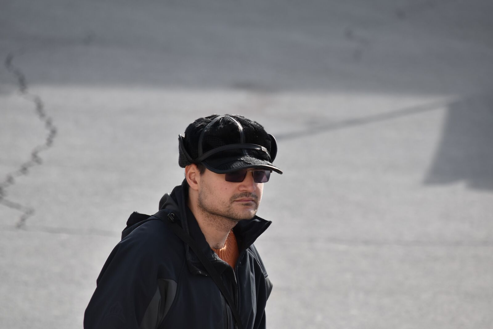 Nikon D5500 sample photo. Beard, hat, jacket, man photography