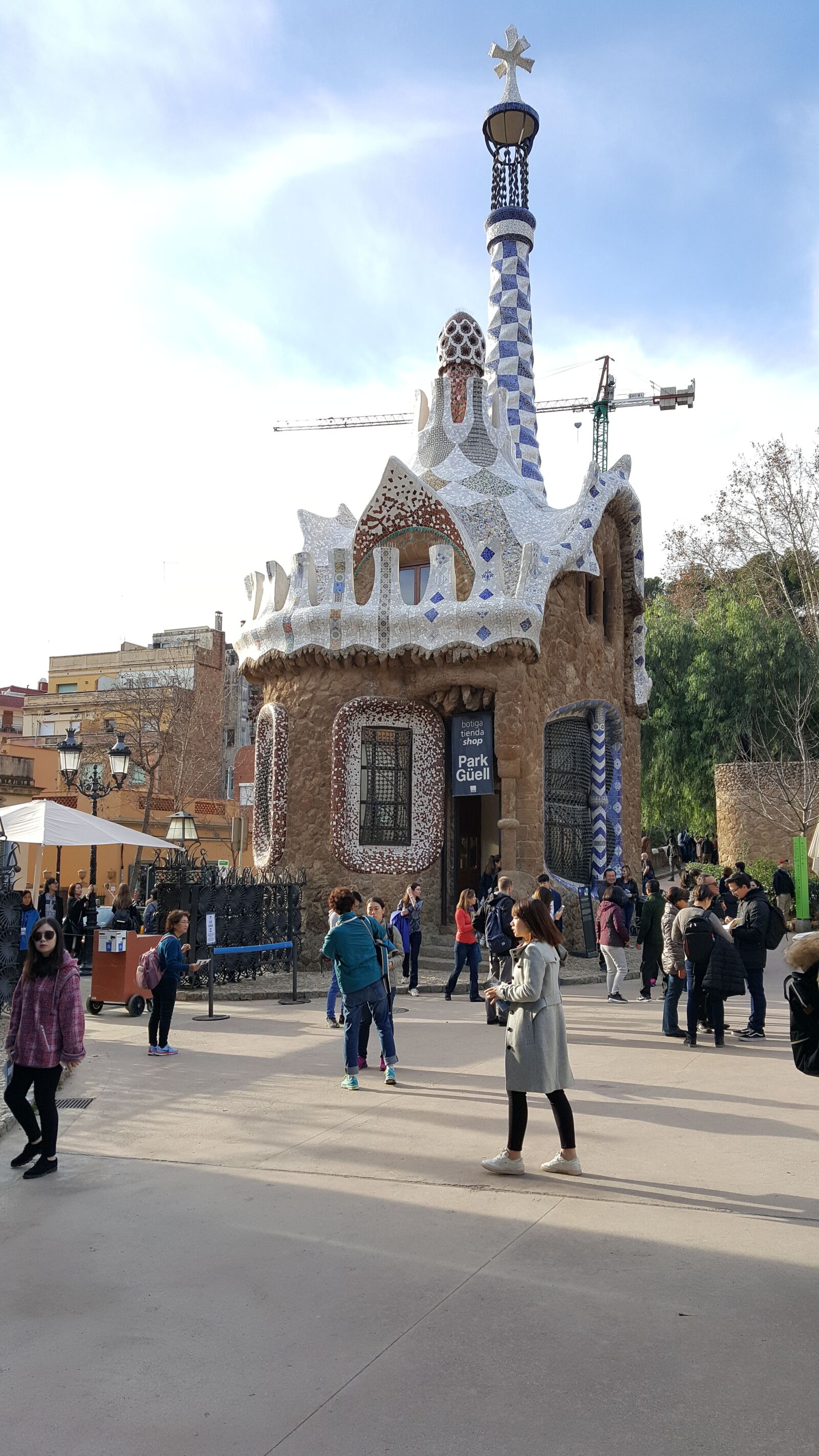 Samsung GALAXY S6 edge sample photo. Barcelona, guell, park guell photography