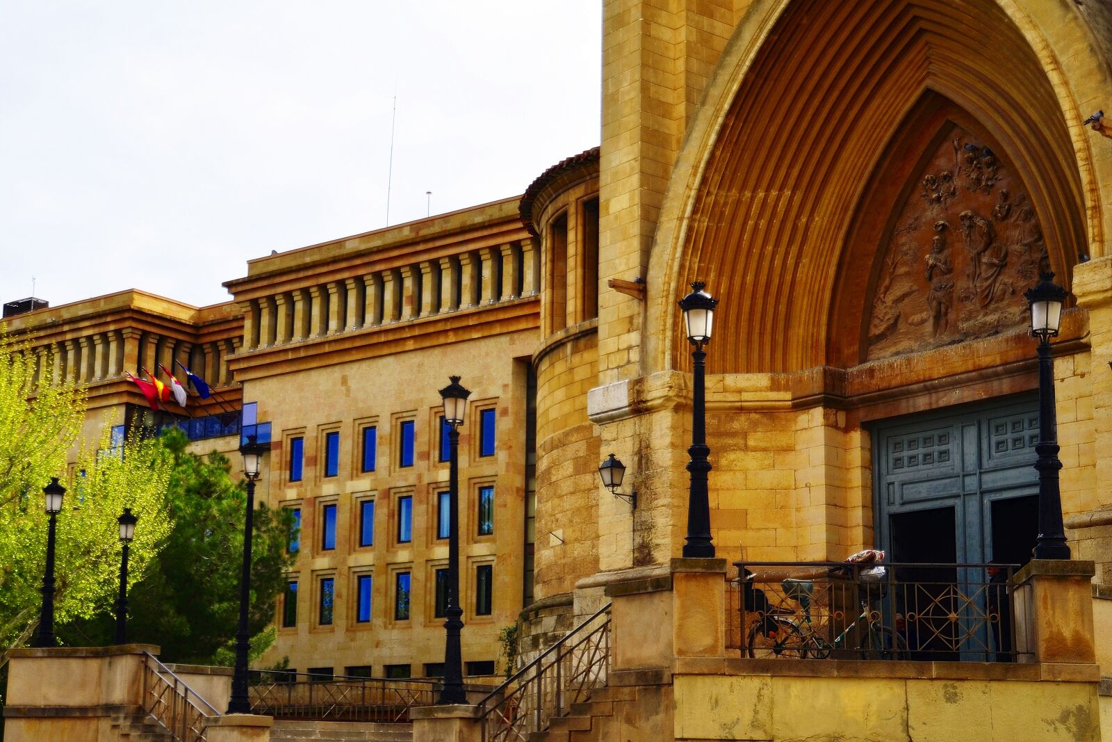 Nikon D5100 sample photo. Cathedral, city hall, albacete photography
