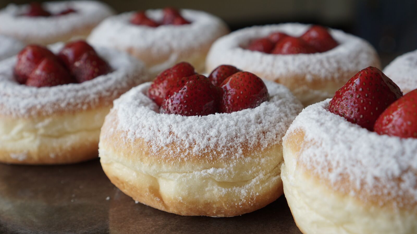 Sony E 35mm F1.8 OSS sample photo. Dessert, donuts, doughnut photography