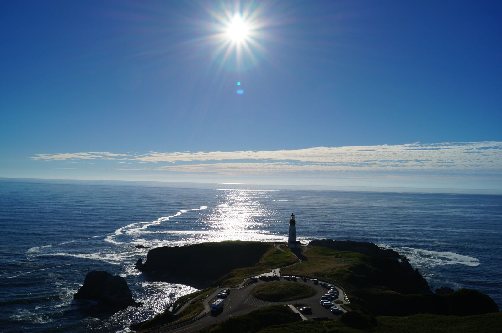 Sony SLT-A37 sample photo. Yaquina, lighthouse, oregon photography