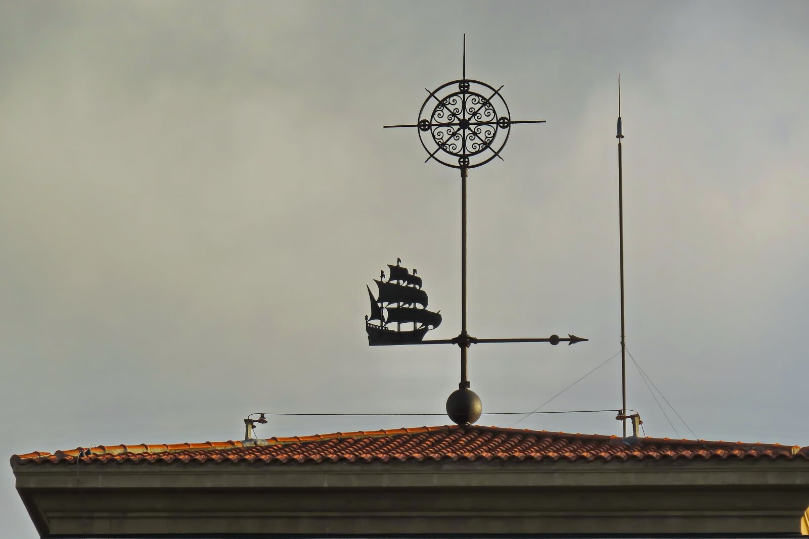 Canon PowerShot SX700 HS sample photo. Veleta, lightning rod, roof photography