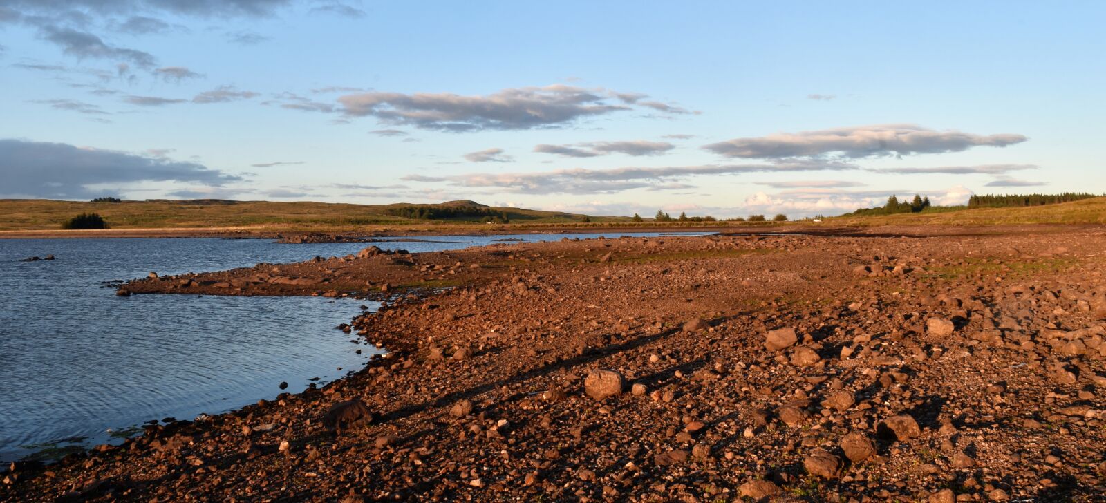Nikon D5500 sample photo. Scottish loch, rocky beach photography