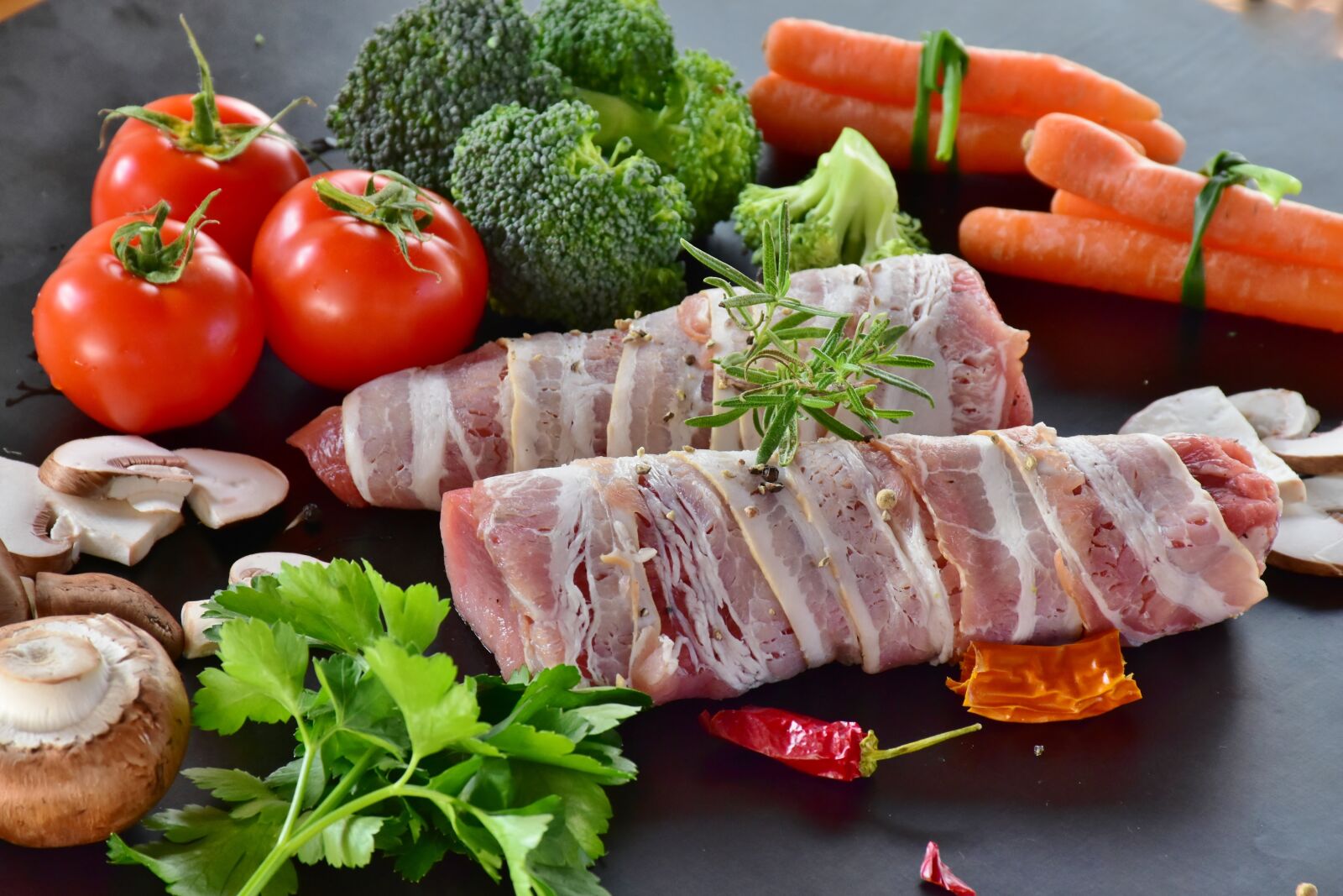 Nikon D7200 sample photo. Pig, pork, pork tenderloin photography