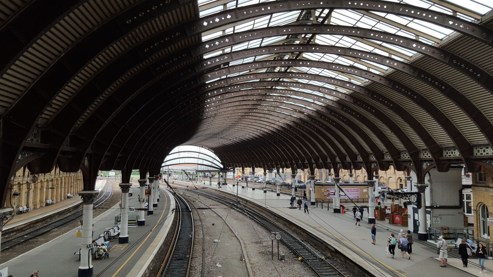 Samsung GALAXY S6 edge sample photo. Train station, york, station photography