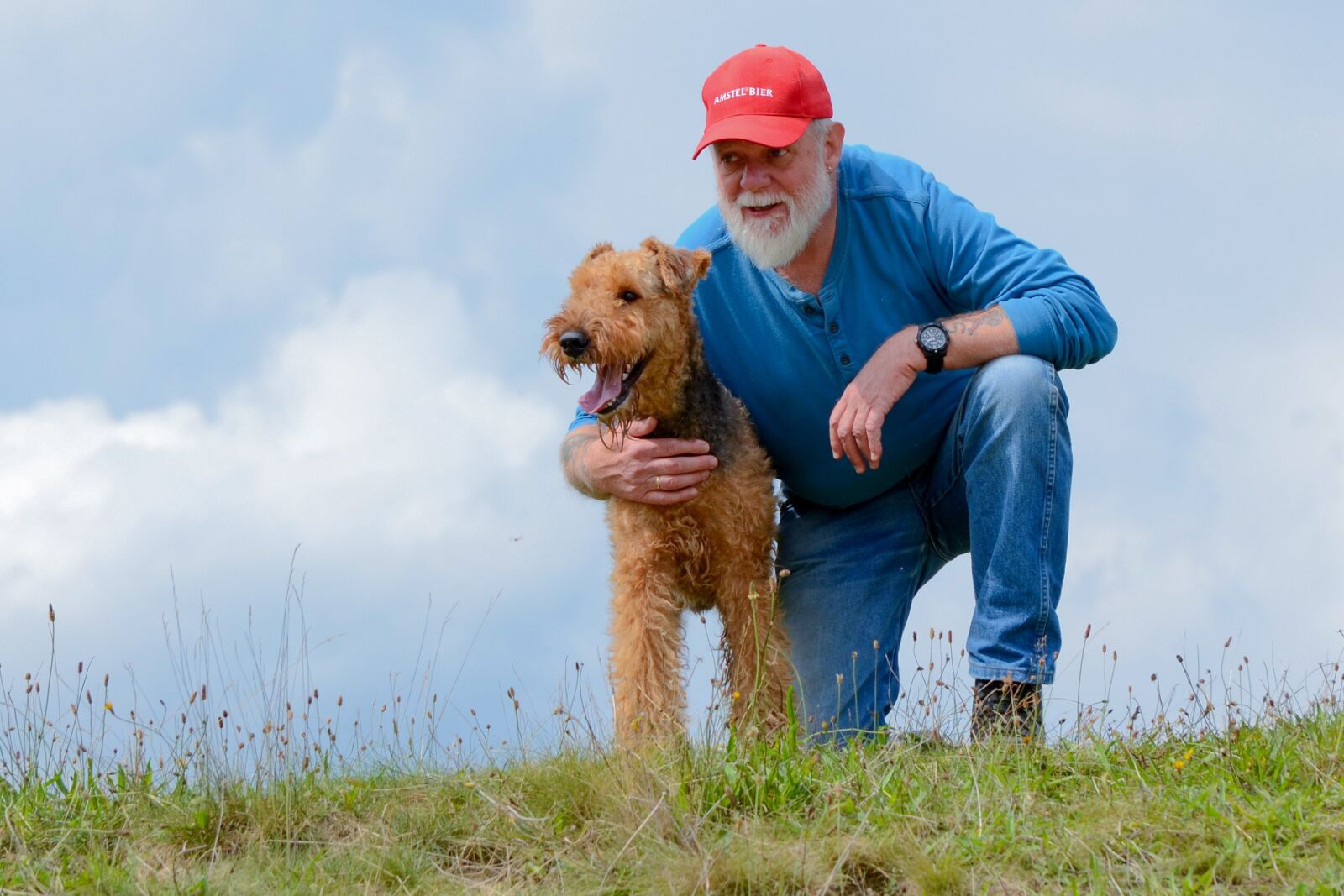 Nikon D7000 sample photo. Man, dog, pet photography