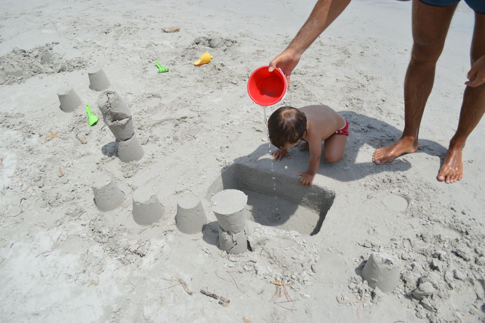 Nikon D3200 sample photo. Playing, pool, sea photography
