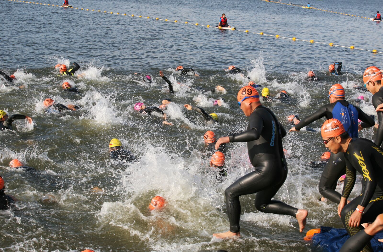 Canon EOS 5D sample photo. Iron man 3, swimming, exercise photography