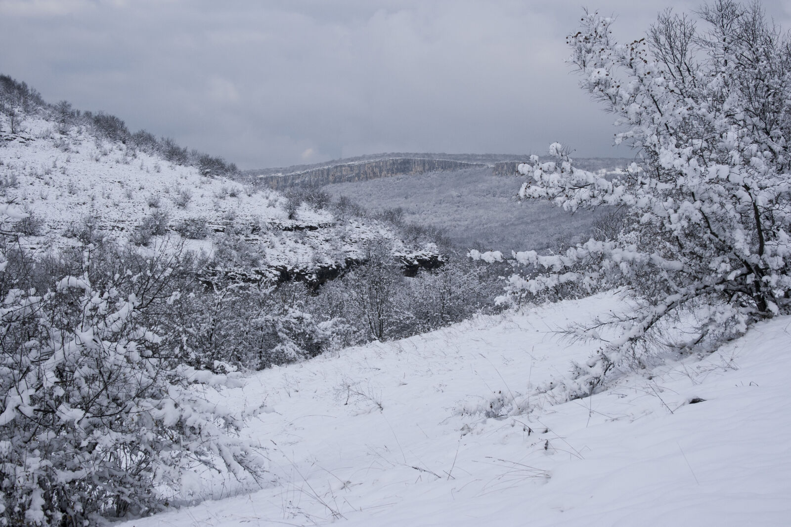 Canon EF-S 18-55mm F3.5-5.6 II sample photo. Bulgaria, snowy, hills, veliko photography