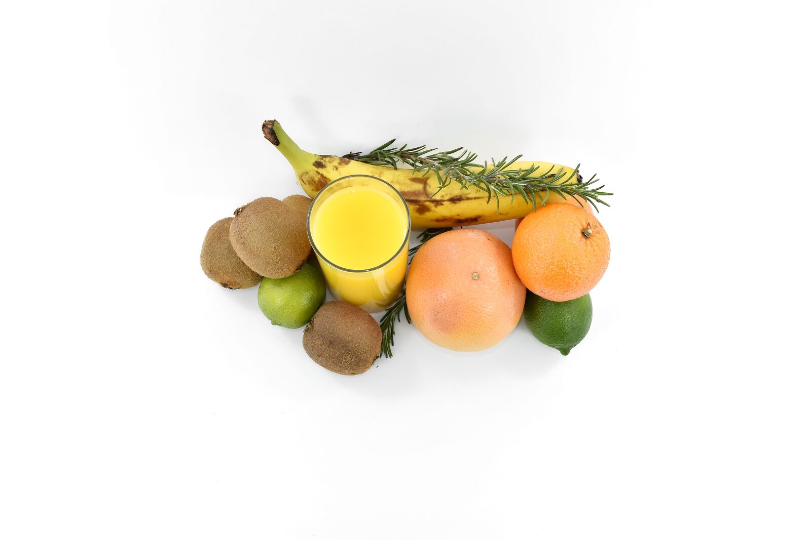Nikon D5500 sample photo. Banana, citrus, fruit juice photography