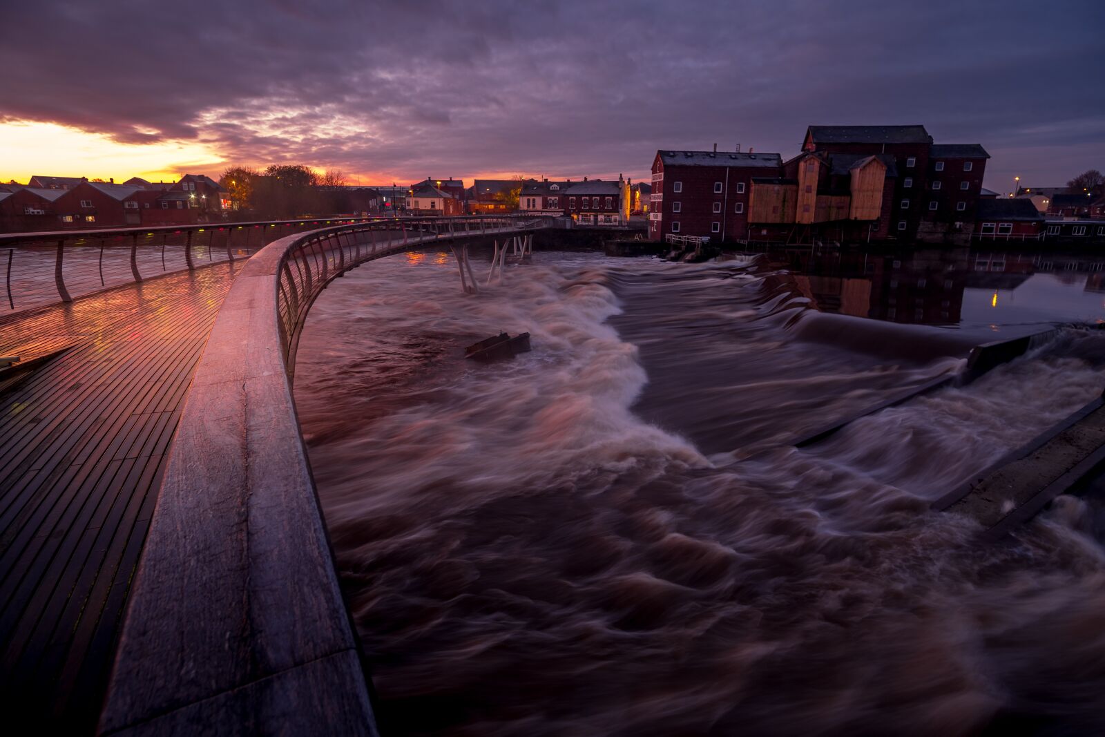 Fujifilm X-T2 sample photo. Millenium bridge, castleford, yorkshire photography