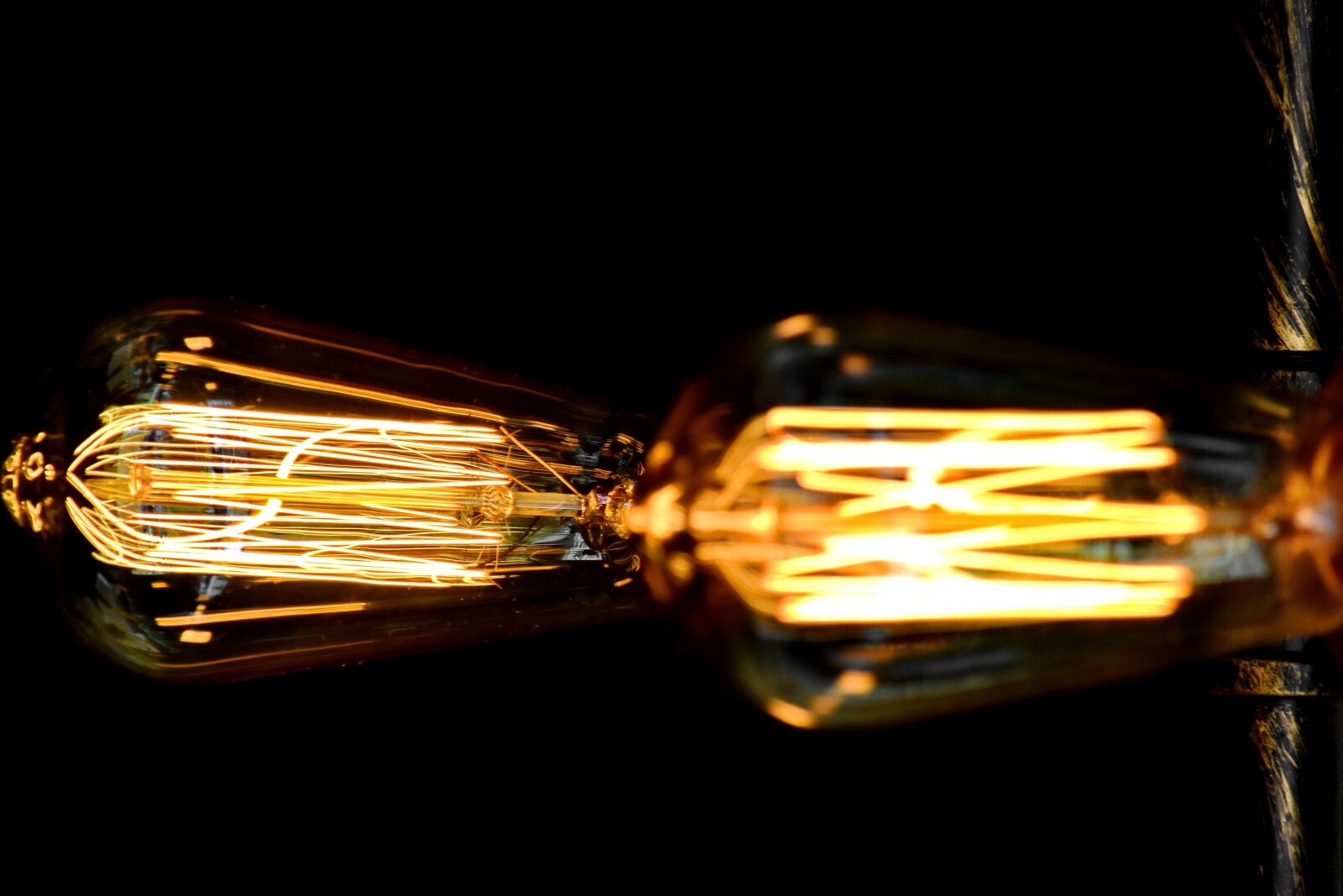 Nikon D5500 sample photo. Light bulb, old, vintage photography