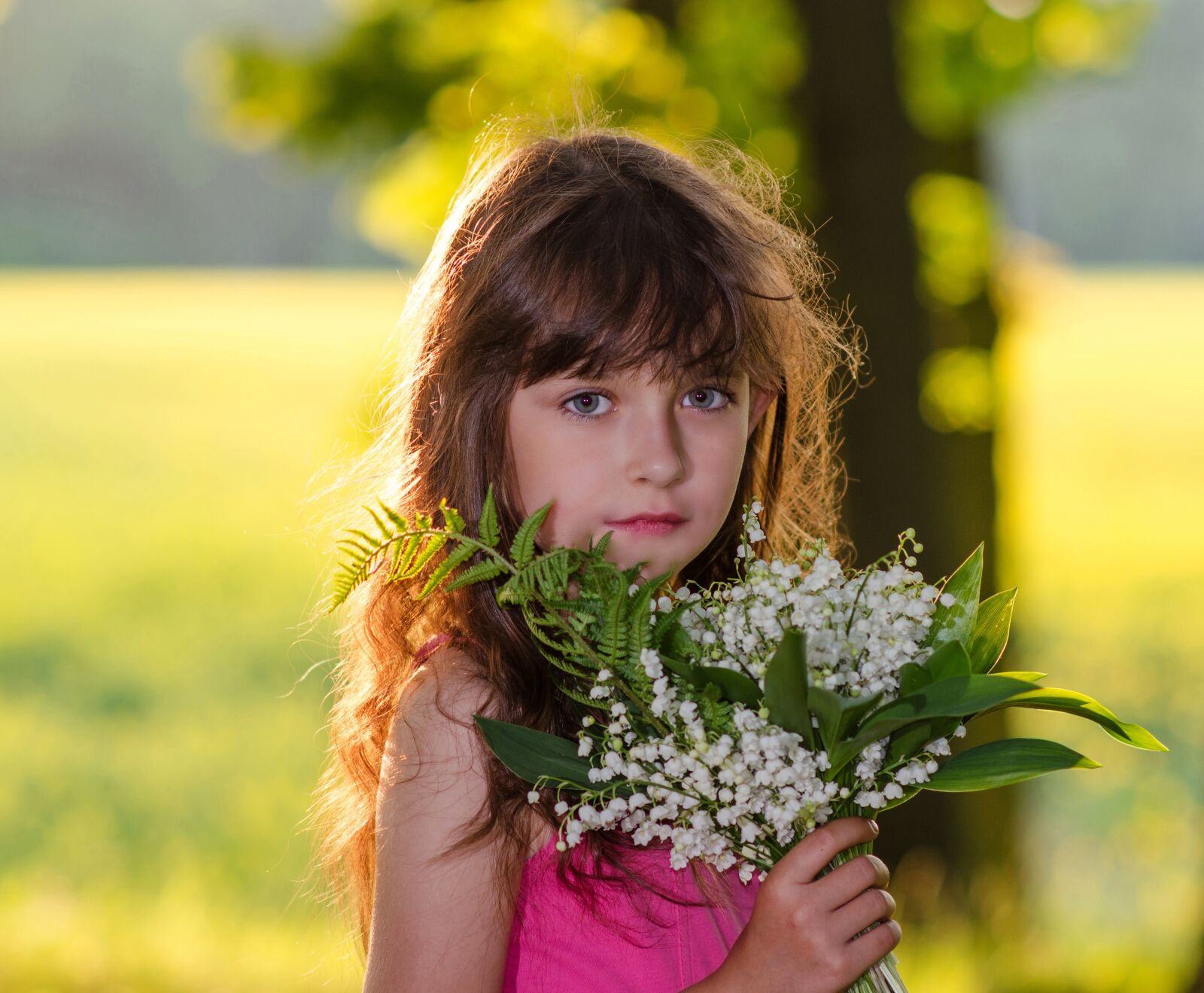 Nikon D5100 sample photo. Child, portrait, flowers photography