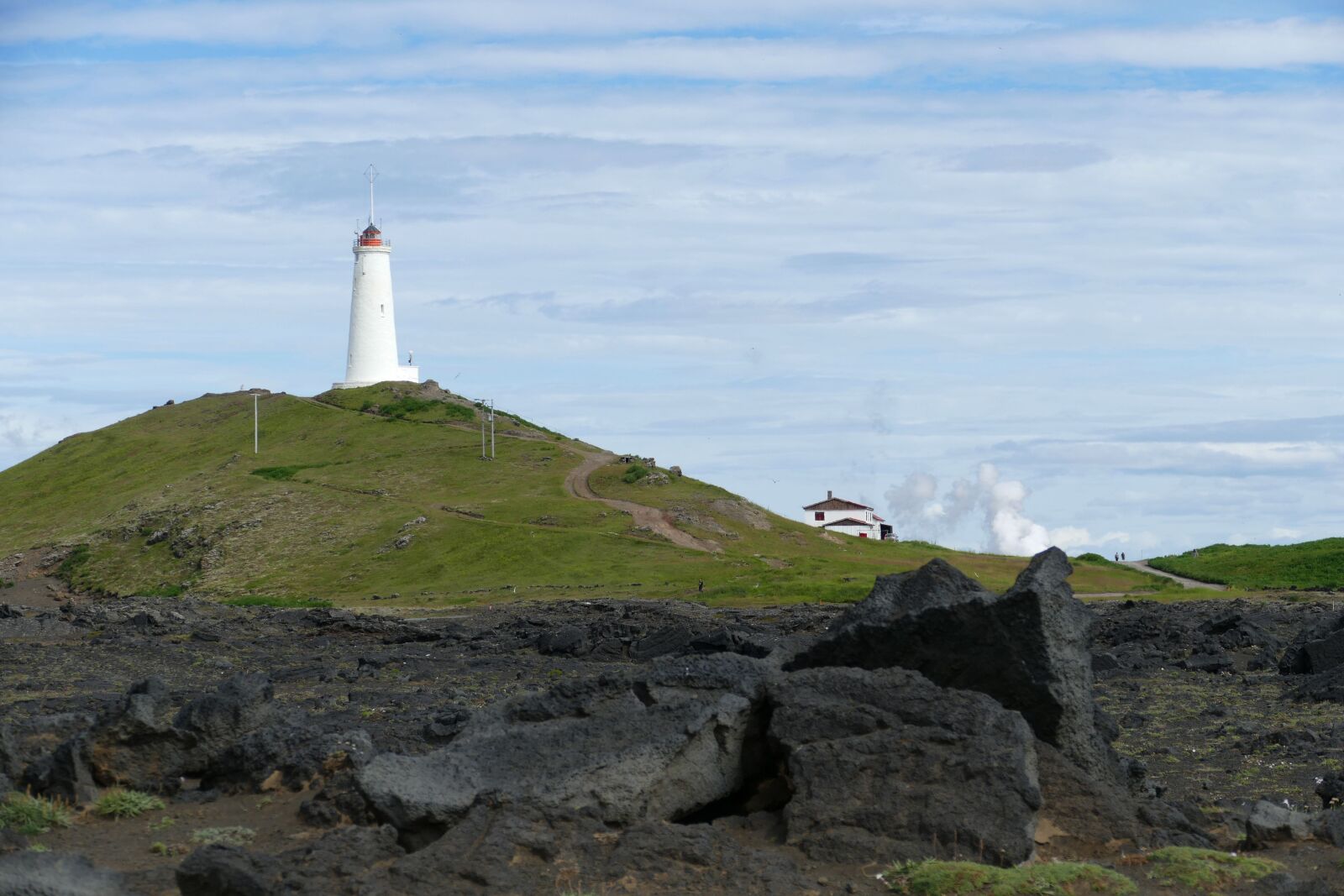 Panasonic Lumix DMC-FZ1000 sample photo. Iceland, lighthouse, reykjanes photography