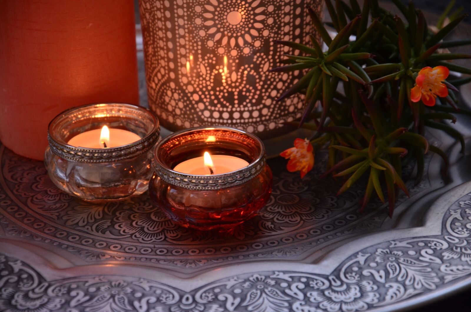 Nikon D5100 sample photo. Oriental, candles, summer photography
