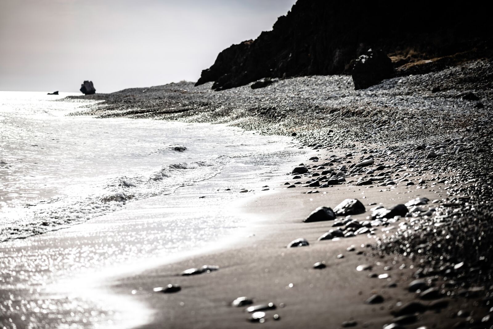 Nikon D800 sample photo. Sea, seascape, pebble photography