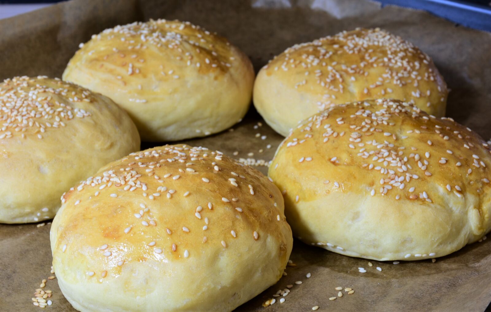 Nikon D7200 sample photo. Roll, hamburger buns, brioche photography