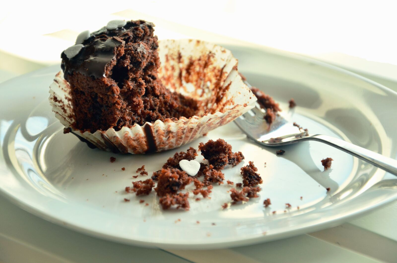 Nikon D5100 sample photo. Sweet, cake, fork, plate photography