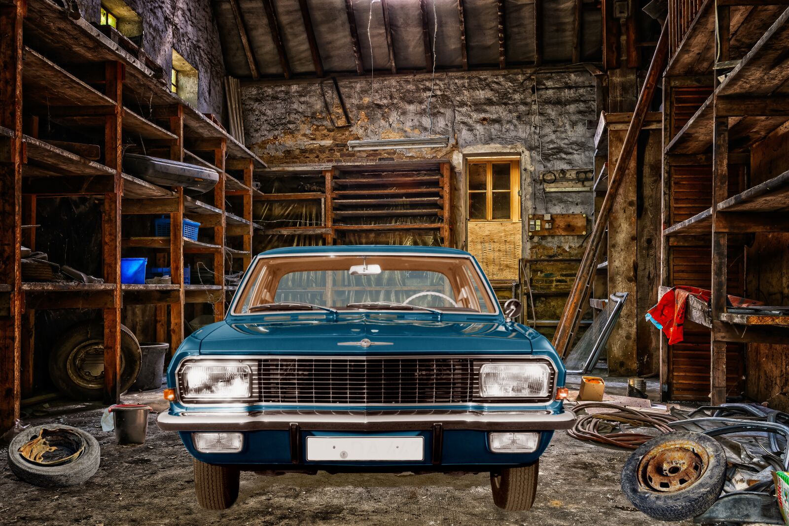 Nikon D3300 sample photo. Opel diplomat, v8, isolated photography