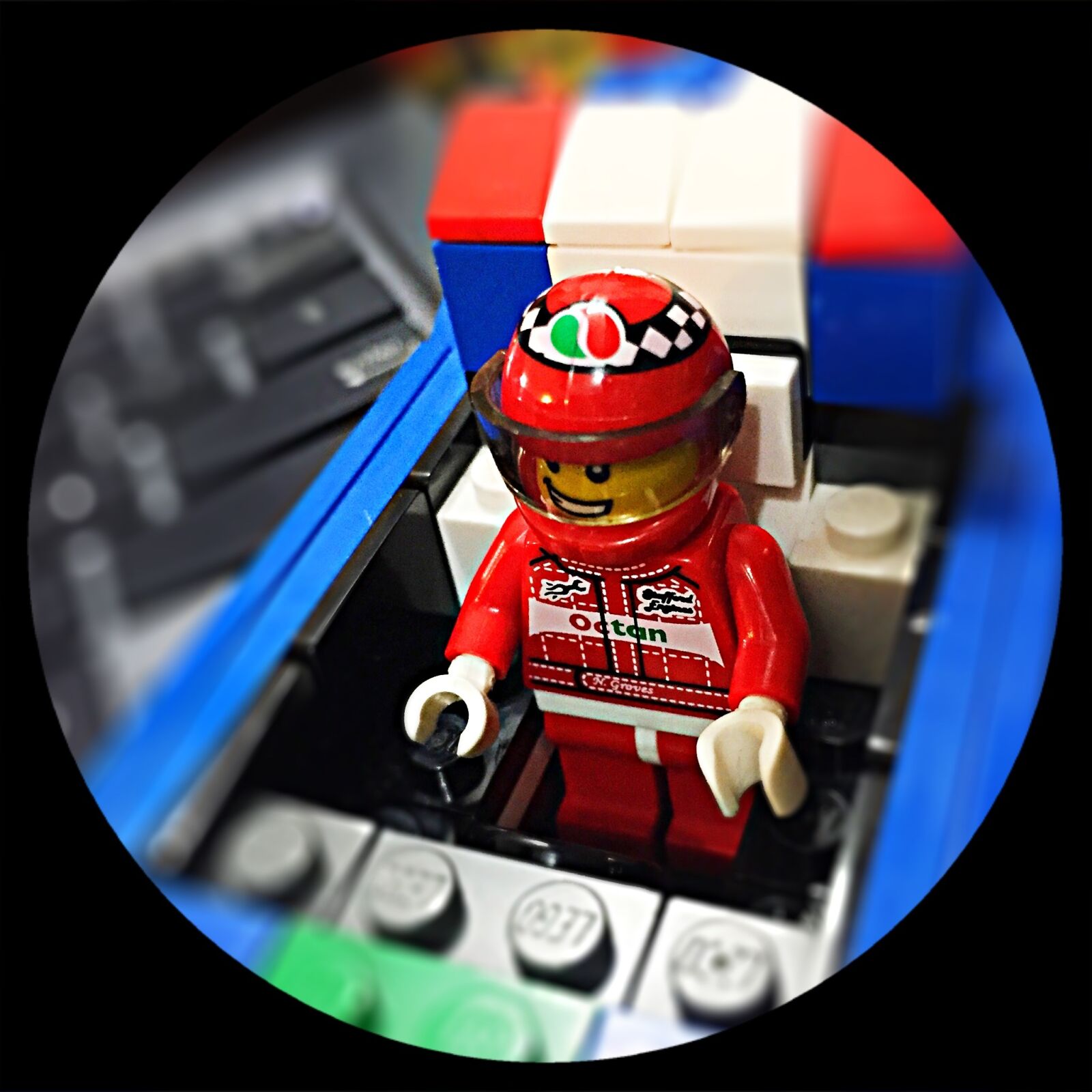 Apple iPhone 6 sample photo. Lego, racecar, champions photography